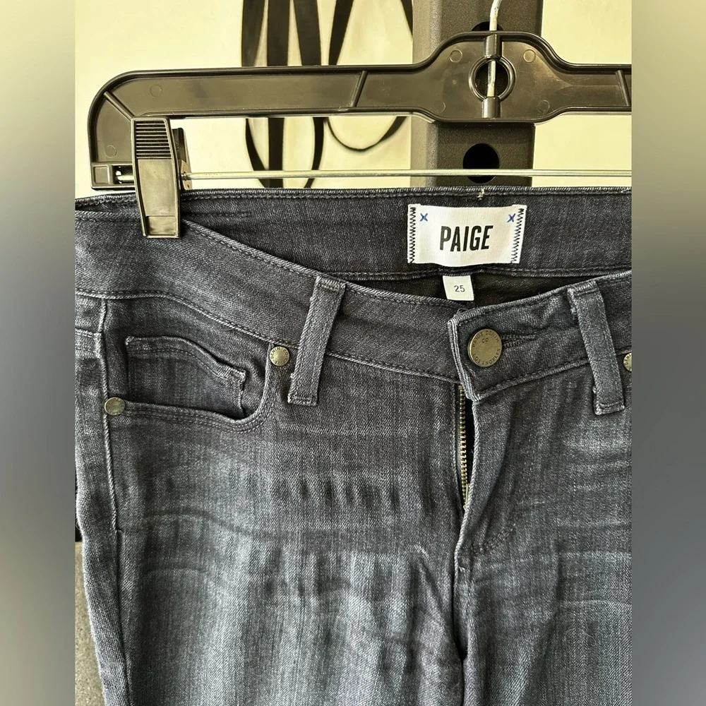 Paige Transcend Mae Verdugo Ankle Skinny Jeans